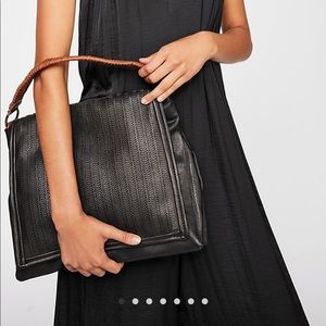 Free People Golden Valley Vegan Messenger Bag